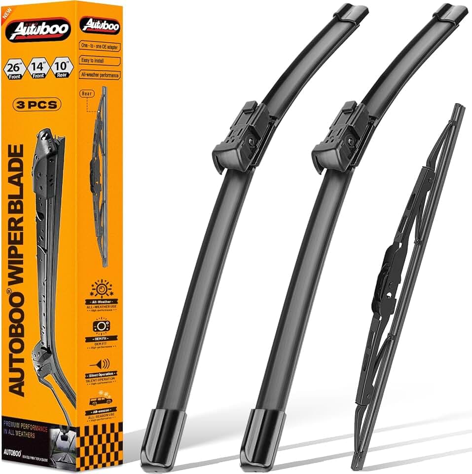 AUTOBOO Windshield Wiper Blade Replacement for Chevy Trax Buick Encore