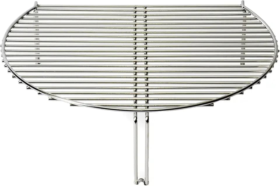 Kamado Joe Stainless Steel Grill Grate Expander to Expand Cooking Space and Indirect Cooking for Classic Joe 18-inch Charcoal Grill and Smokers, Model KJ-SCS