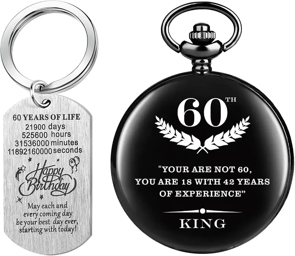 Engraved Groom Wedding Pocket Watch Set,Tie Clips Wedding Pocket Watch Keepsake Presents for Man