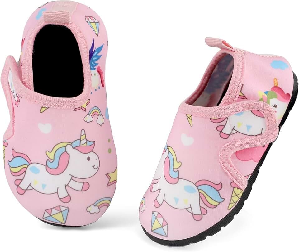 Kleinkind Badeschuhe Kinder Jungen Mädchen Wasserschuhe rutschfeste Sommer Schnelltrocknend Barfuss Aquaschuhe für Strand Schwimmbad