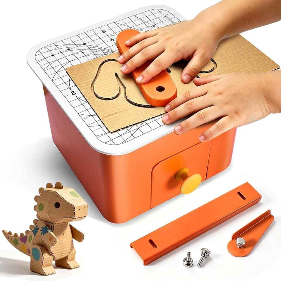 Cardboard Cutter for Kids, STEAM Educational Toys for Boys Girls Ages 5+