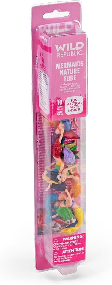 Wild Republic Nature Tube Mermaid Figurines - 13"