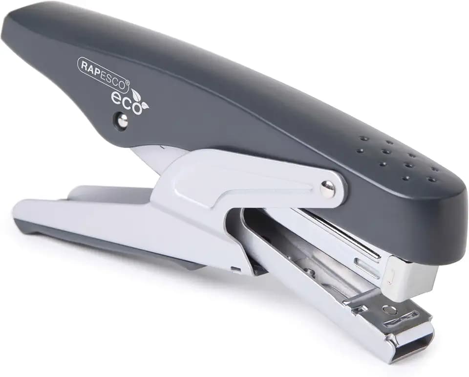 Rapesco 1056 ECO Beluga Heftzange, 20 Blatt Kapazität, Grau