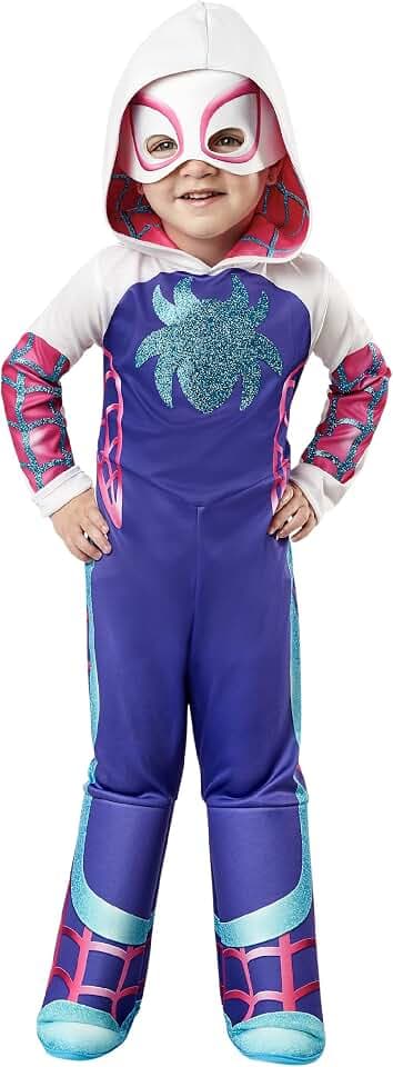 Rubies Official Marvel Spidey and his Amazing Friends Ghost Spider Deluxe Toddler Costume