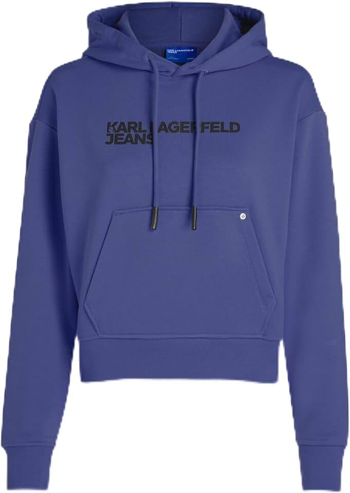 Karl Lagerfeld Jeans Damen Regular Logo Hoodie