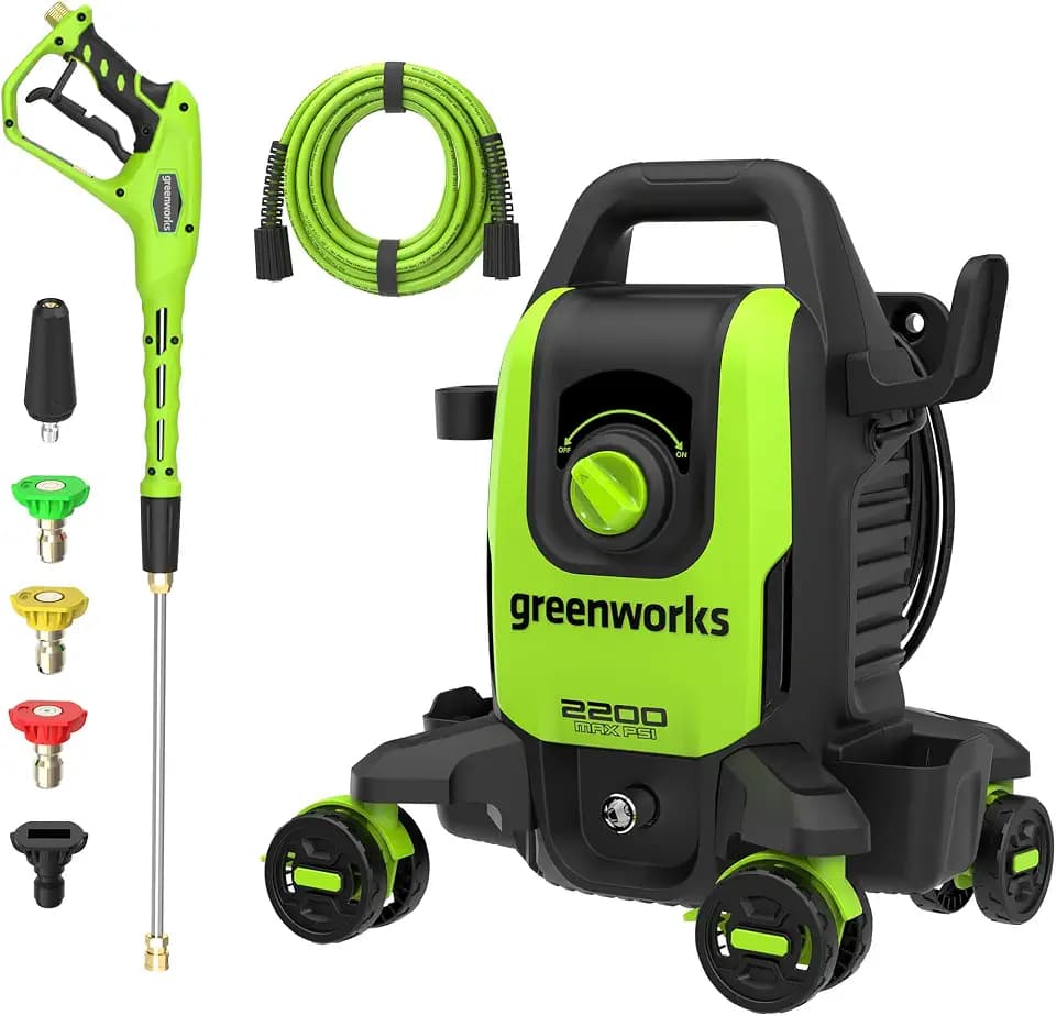 Greenworks 2200 PSI (1.2 GPM Max) Electric Pressure Washer