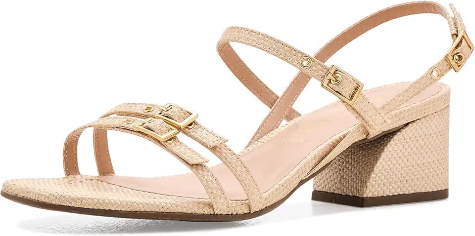 Anne Klein Women's Mackenzie Block Heel Sandals