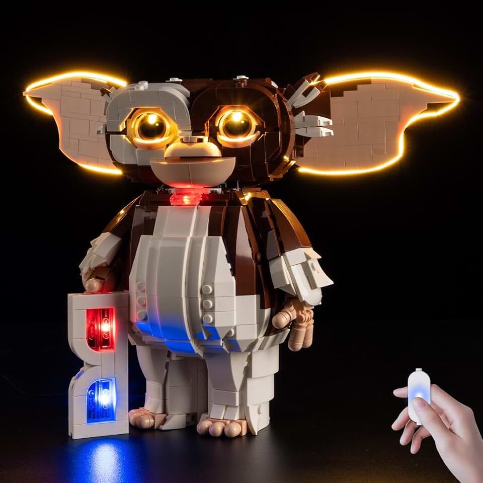 Nitemode Light Kit Compatible with Lego 21361 Gremlins: Gizmo, Upgraded Brightness Adjustable Lighting Accessories(No Model)