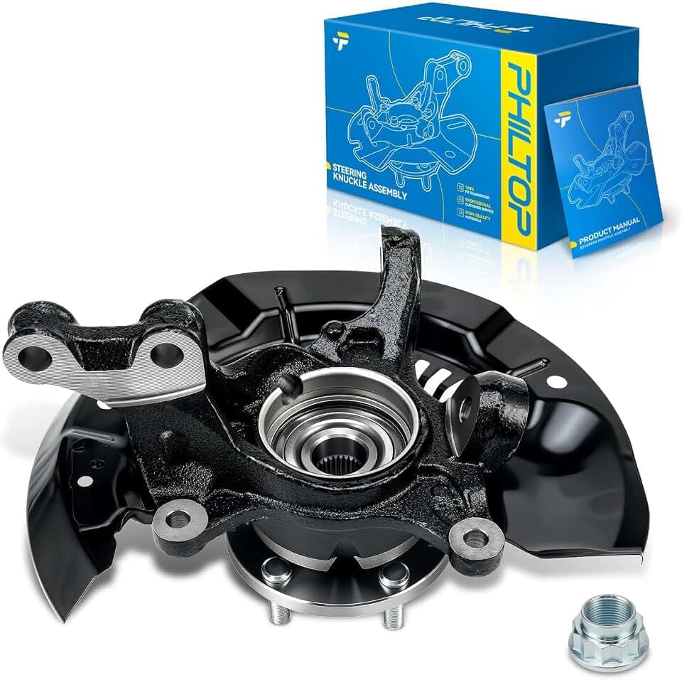 PHILTOP 1 x Front Right Knuckle Wheel Hub Bearing for Toyota Sienna,