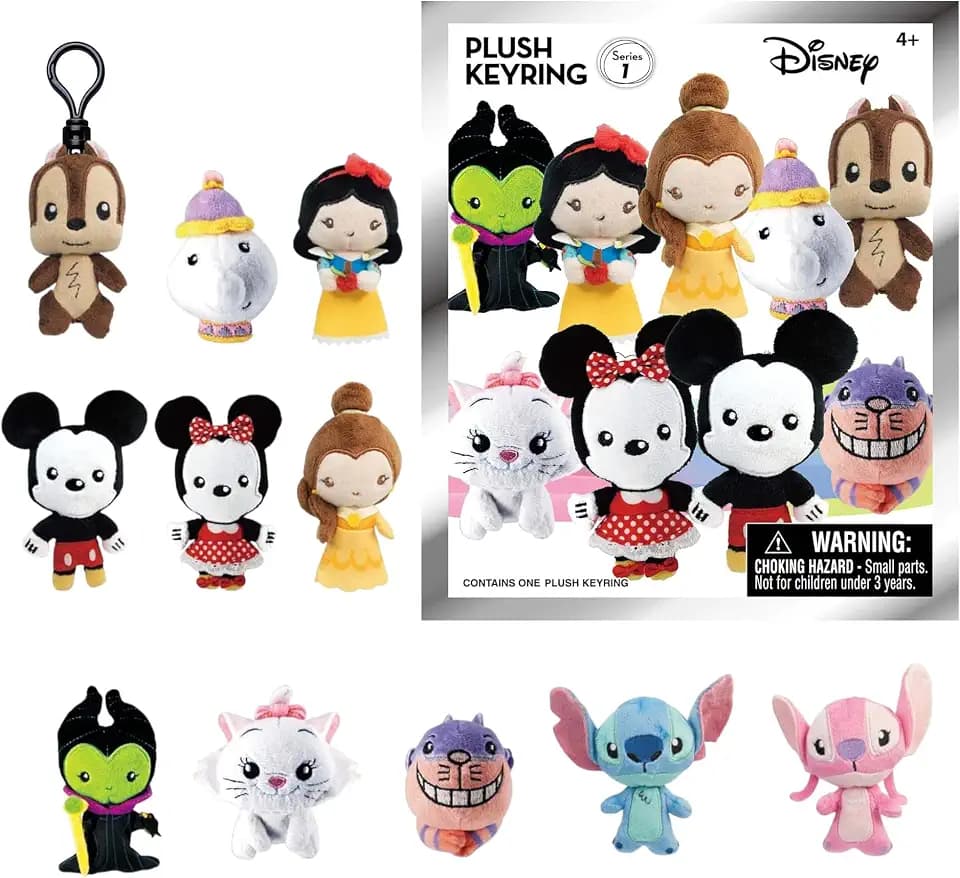 Disney Series 1 Blind Bag Plush Bag Clip | One Random