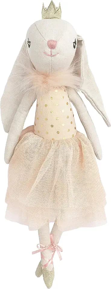 MON AMI Bijoux Bunny Princess Ballerina Doll, 15-Inch Plush Toy Girls