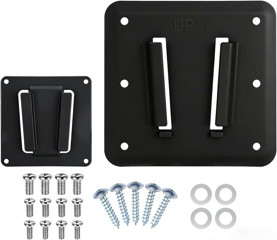 2 Pack RV TV Mount for Camper, Quick Release, VESA 100x100, Up to 43 Inch
