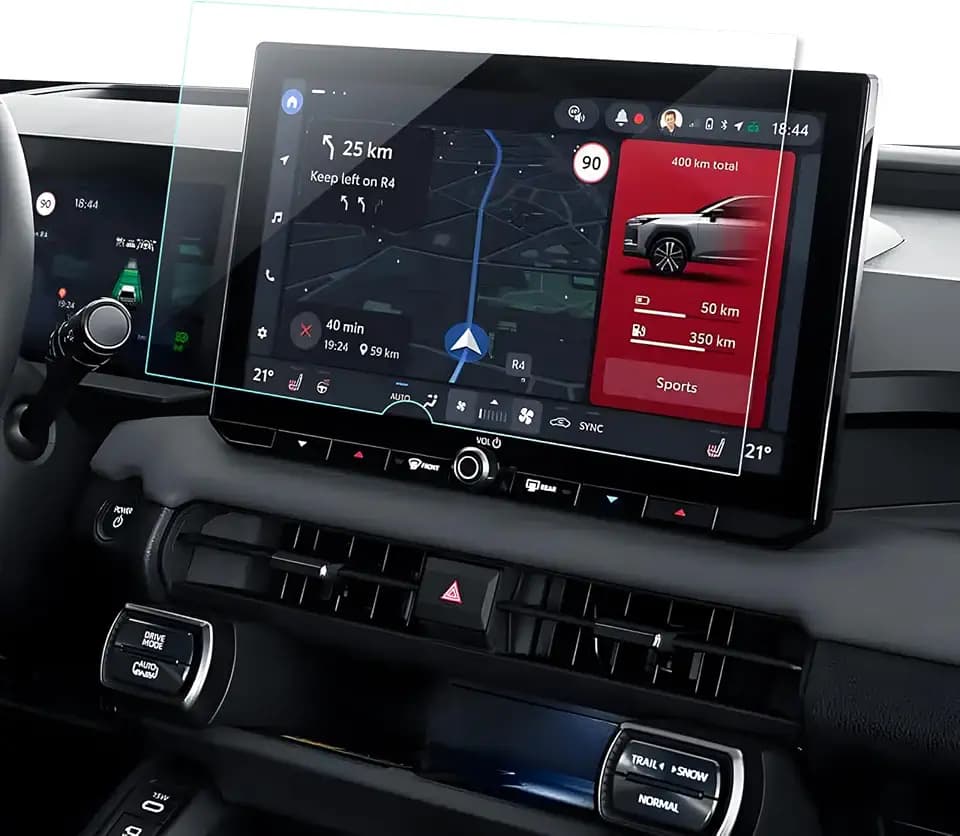 RAV4 Matte Screen Protector for 2026 Toyota RAV4 (XSE/Limited) Accessories Navigation Touchscreen Protector Film Tempered Glass Anti-Glare 12.9''