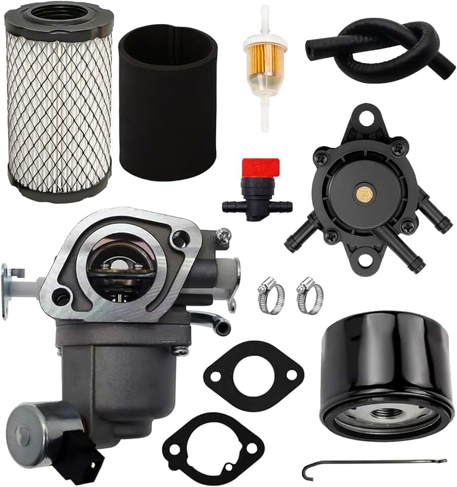 Carburetor carb For John Deere Z335E Z355E Z355E Z345R Z345M Z355R 46’’ 48’’ Mower Tune-Up Kit With Air Filter Oil Filter Fuel Pump