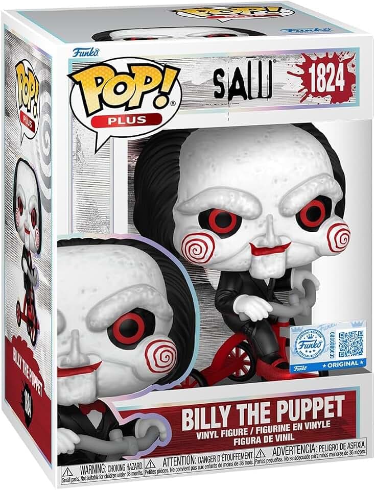 Funko Pop! Plus Saw Billy The Puppet Vinyl-Figur, Sammlerstück, Geschenkidee, offizielle Produkte, Spielzeug für Kinder und Erwachsene, Horror-Fans, Modell