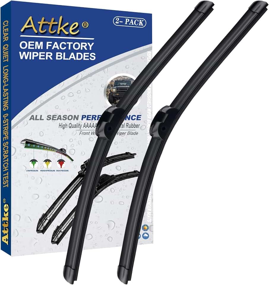 2 Wipers 26" + 26" Front Windscreen Wiper Blades for Mercedes W211 E Class 2003-2009 SL Class SL500 SL55 SL550 SL600 2003-2012 C219 CLS Class 2006-2011 OE Original Quality (Pack of 2)