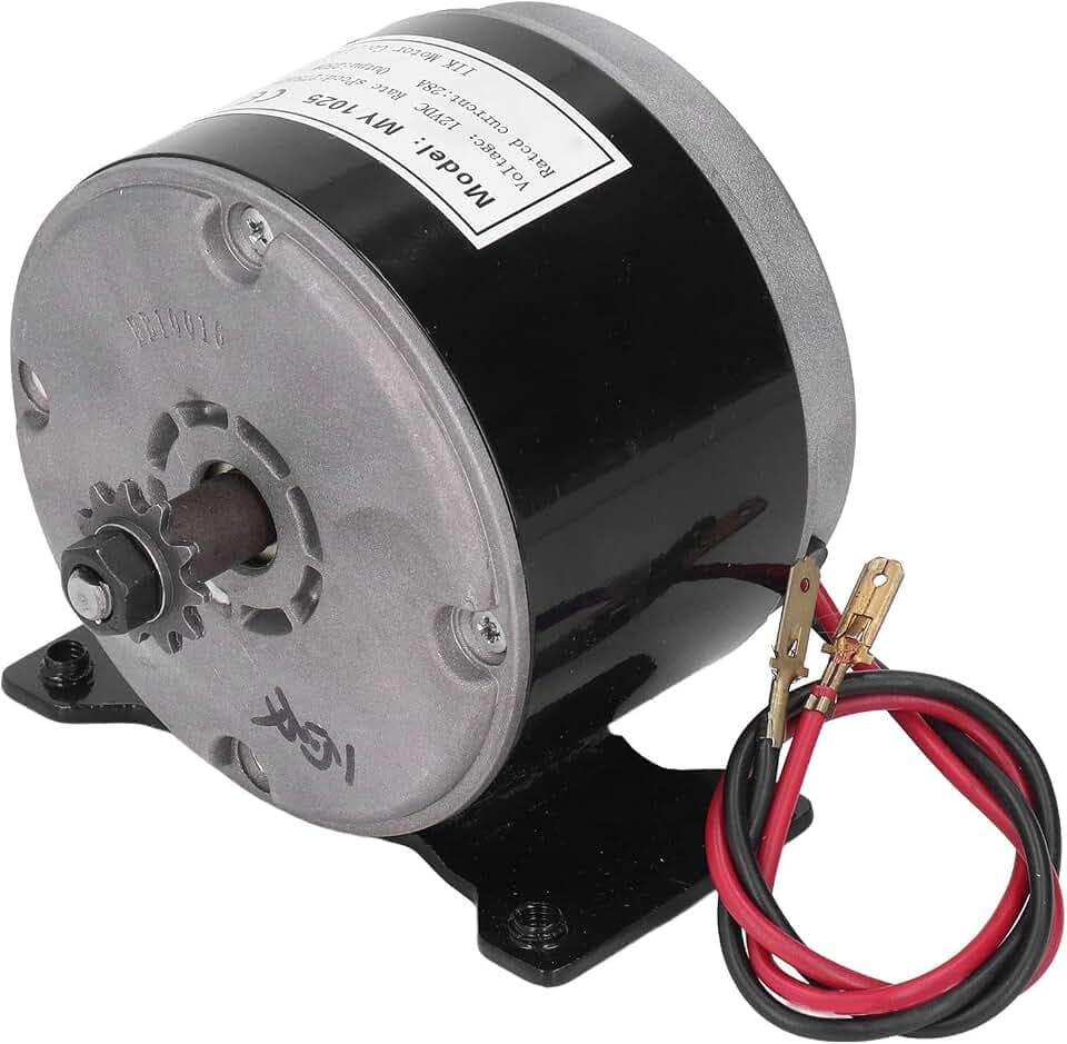 High Speed Brushed DC Motor,MY1025 12V 250W Brushed DC Motor 2750rpm High Efficiency Aluminum DC Electric Motor for Electric Scooter