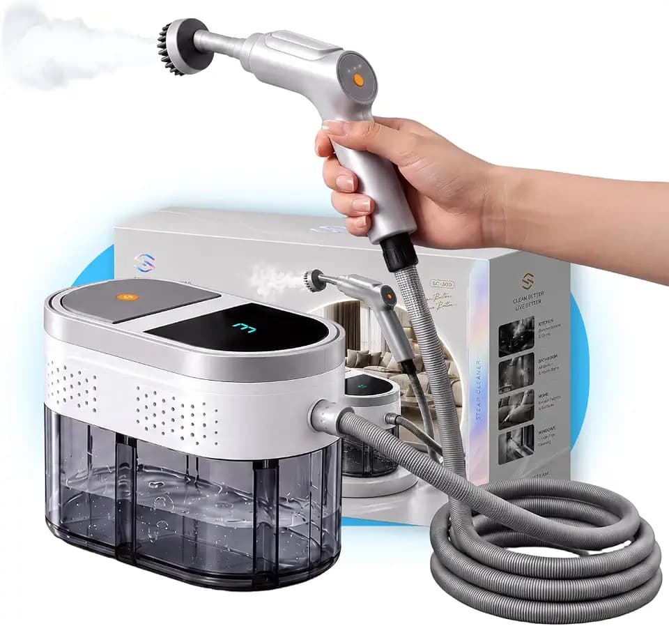 Handheld Steam Cleaner for Home, Portable, Ultra-Fast Heat-Up, Up to 230°F