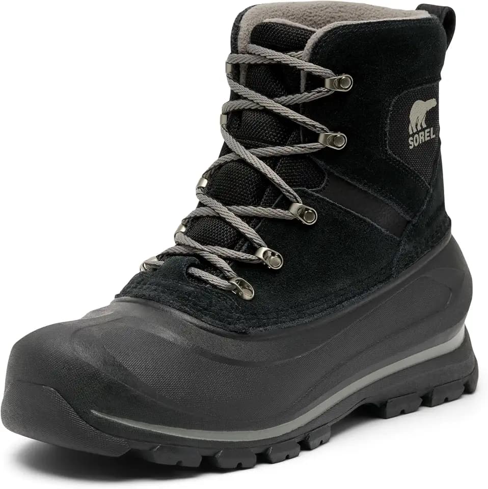 Sorel Buxton Lace Waterproof wasserdichte Winterstiefel für Herren, Braun (Delta x Black), 40 EU