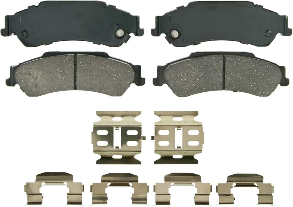Wagner QS ZD729 Disc Brake Pad Set, Chamfered Edges for Smooth, Quiet Stops, Fits 1997–2001 Chevrolet Blazer, 1990–2004 Chevrolet S10