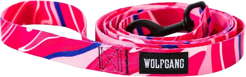 Wolfgang 1 Inch Venture Dog Leash Marbleswirl Print Large