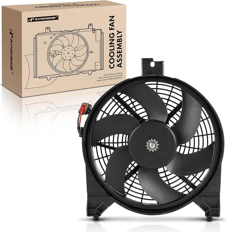A-Premium Right A/C Condenser Fan Assembly