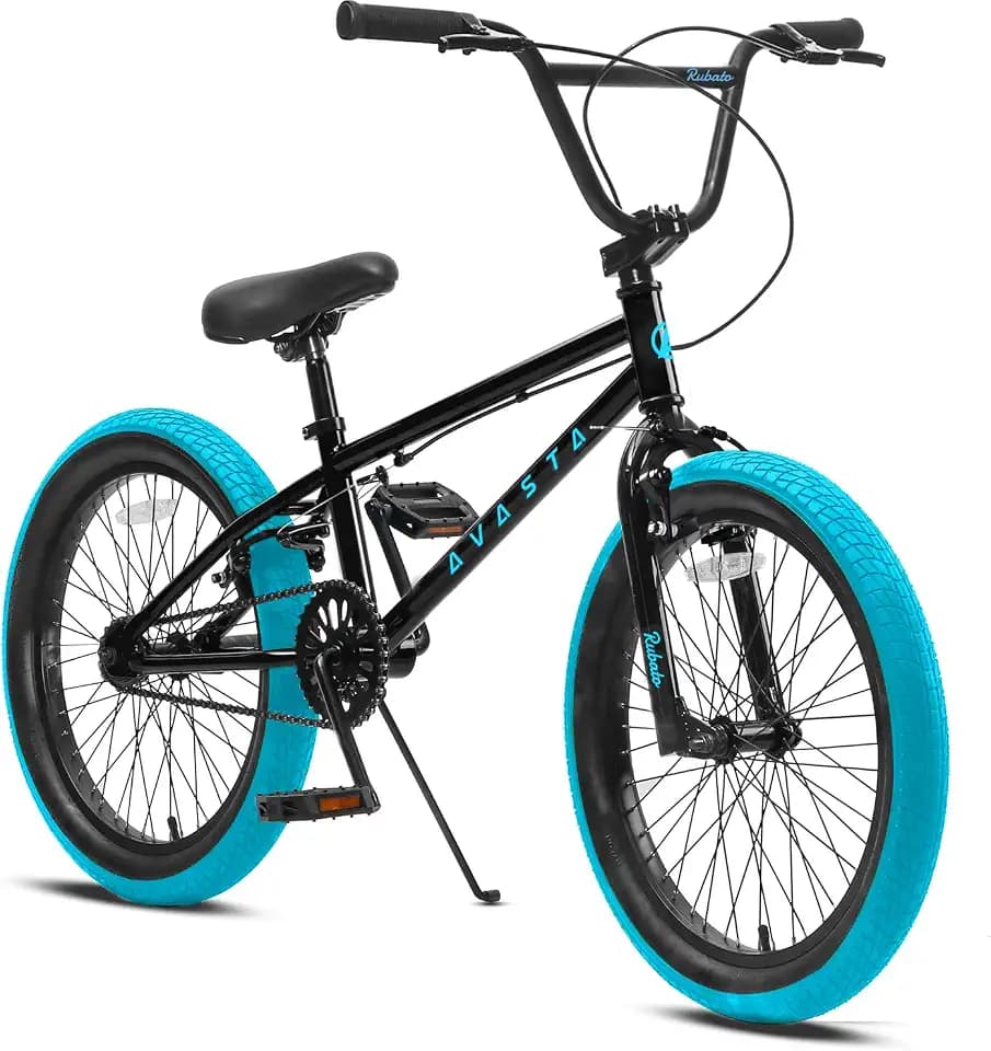 AVASTA Rubato 18 20 Zoll Freestyle BMX Kinderfahrrad für Anfänger ab 5 Jahren, Mehrfarbig