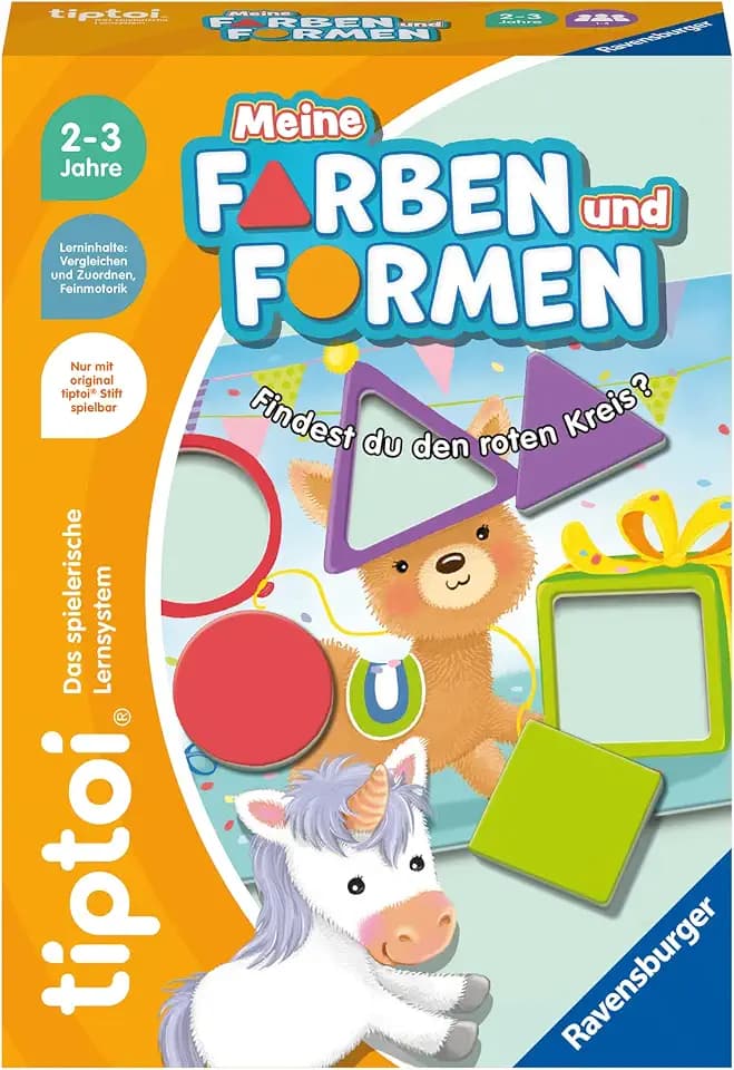 Ravensburger tiptoi Meine Farben und Formen - Lernspiel ab 2 Jahre