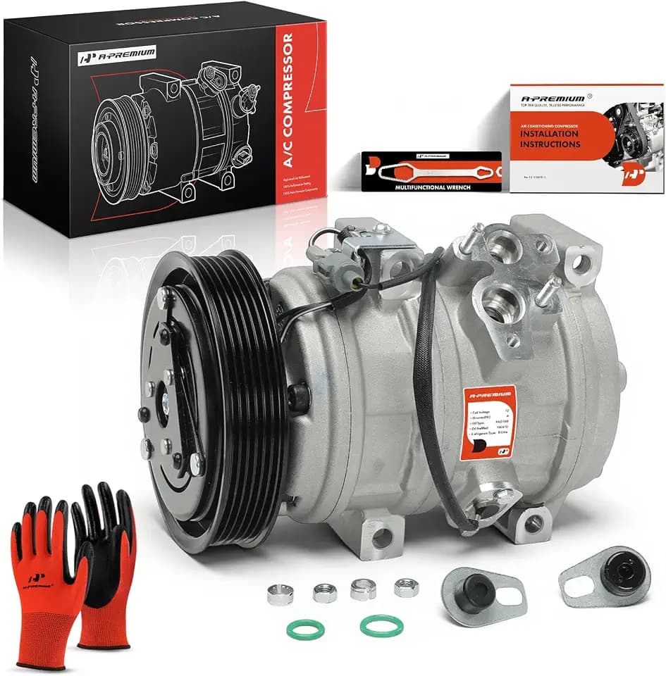 A-Premium Air Conditioner AC Compressor with Clutch