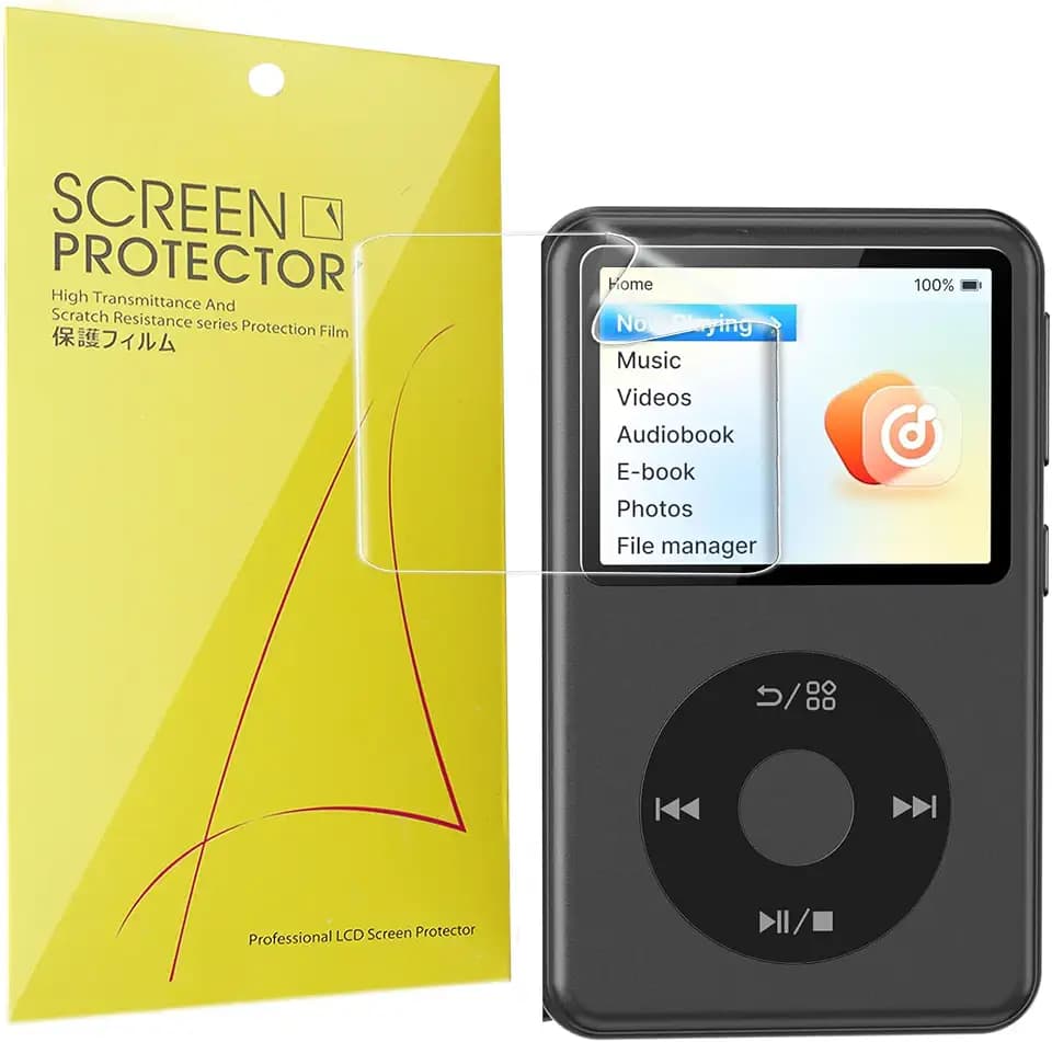 Lamshaw Compatible for Innioasis Y2 Mp3 Player Screen Protector, [6 Pack] Full Coverage TPU Clear Film Compatible with Innioasis Y2 2.4 inches Mp3 Player