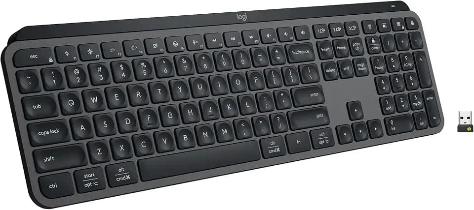 Logitech MX Keys S Wireless Keyboard Low Profile Fluid Precise - Graphite