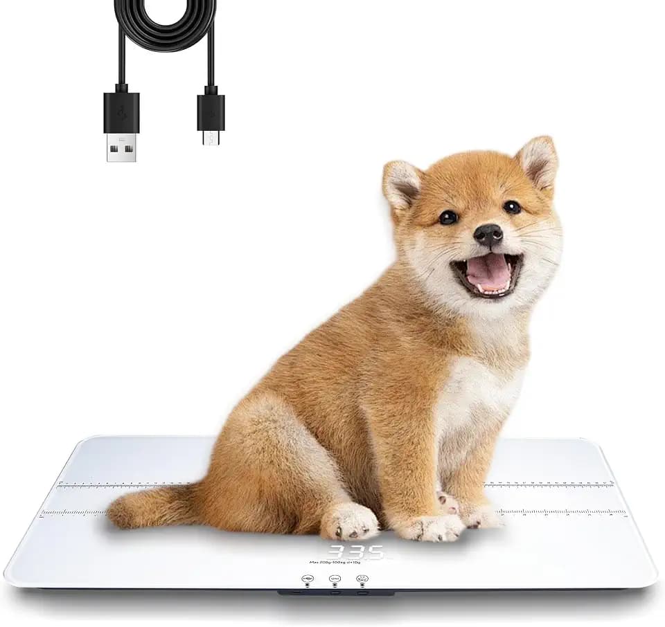 UNIWEIGH Digital Pet Scale 220lbs x10g Accuracy for Dog/Cat Animal Scales