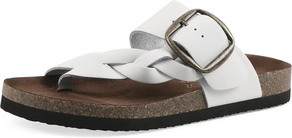 White Mountain Women's Harleta Braided Footbed Sandal