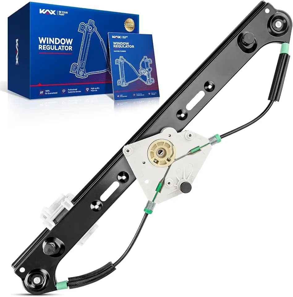 KAX 749-586 Power Window Regulator only Compatible with 2004 2005 2006 2007 2008 2009 2010 BMW X3 Rear Driver Side OE# 51353413189,51353448251