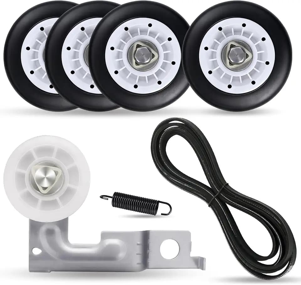 DLE5001W DLE5955G Dryer Roller & Belt & Idler Pulley Repair Kit Fit for LG