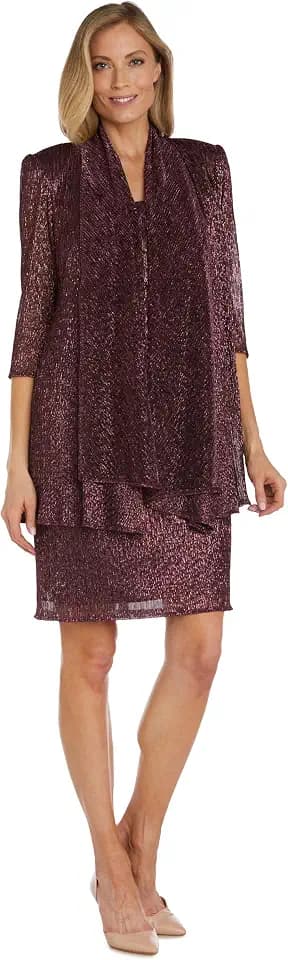 R&M Richards Women's Eternal Shine Jacket Dress