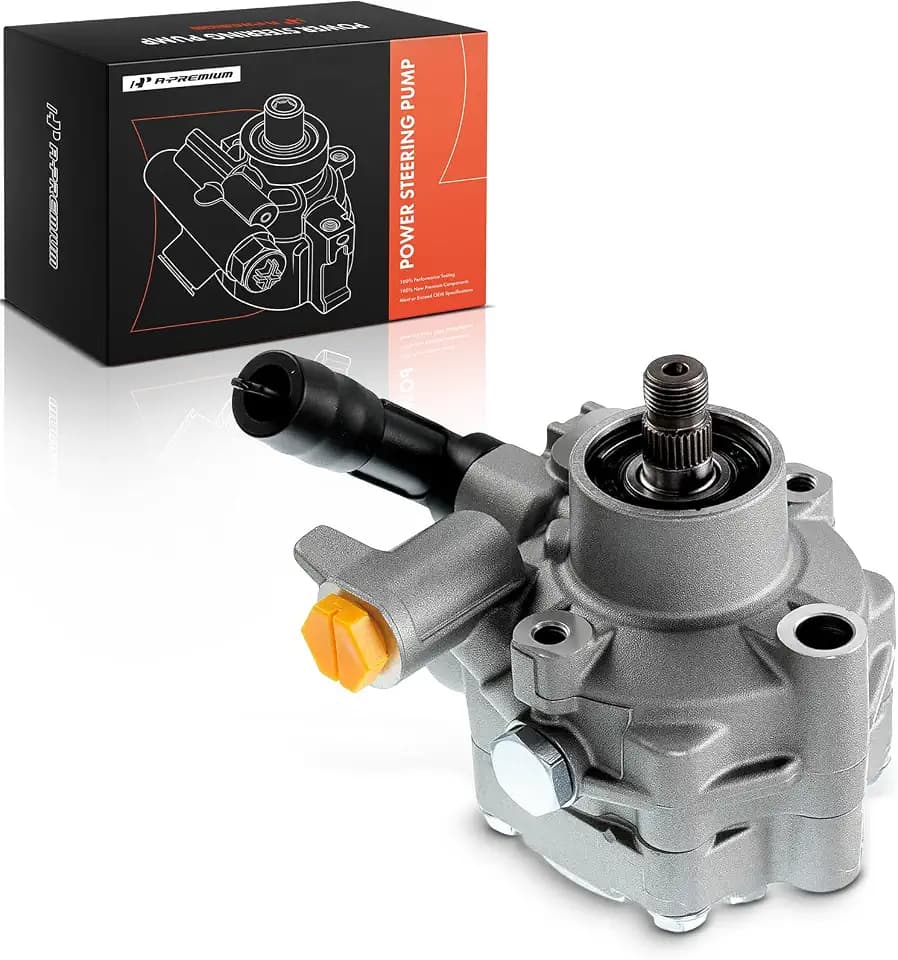 A-Premium Power Steering Pump, Precision-machined Steel, w/o Reservoir, w/o Pulley