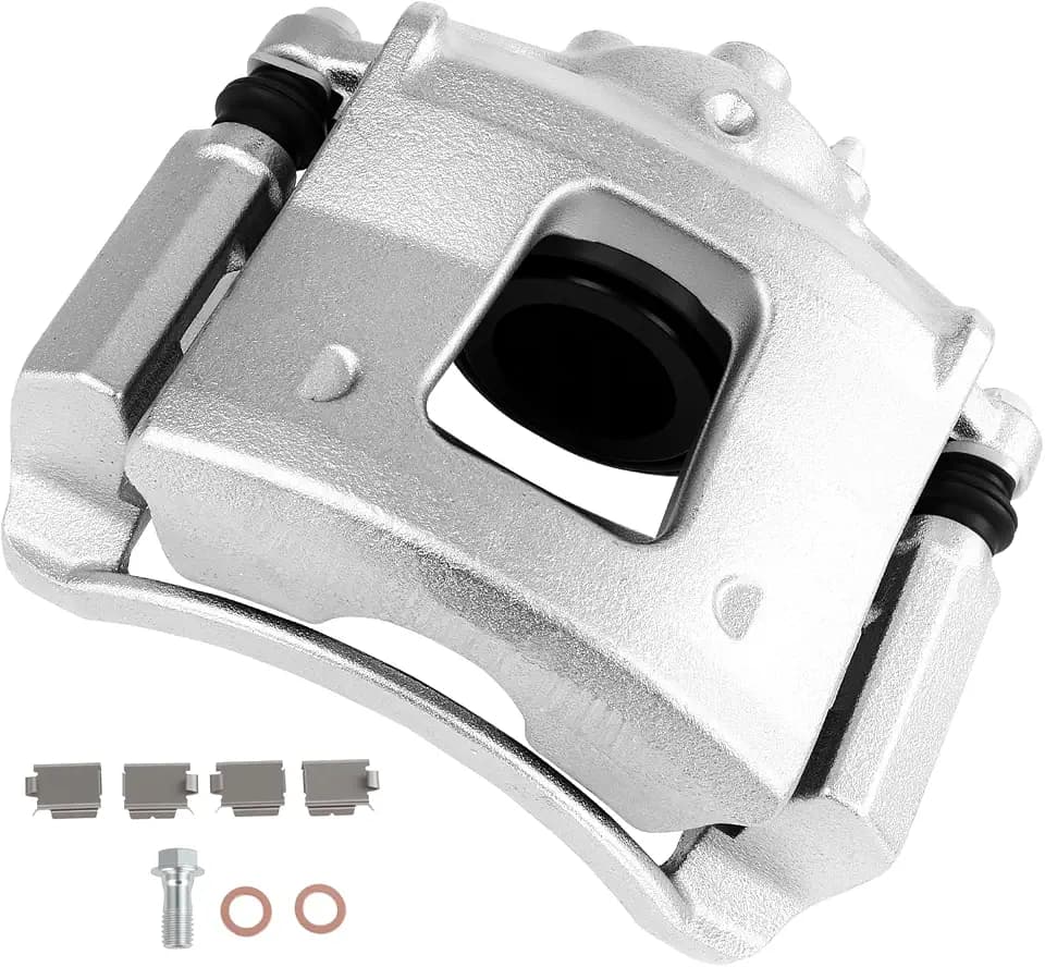cciyu Front Left Disc Brake Caliper Assembly w/Bracket 18B4772