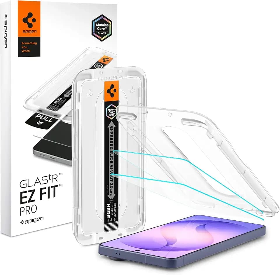 Spigen GlasTR EZ FIT Tempered Glass Screen Protector for Galaxy S26 Ultra