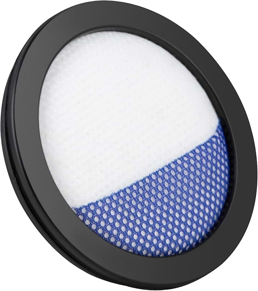 Amazon Basics Ersatzfilter für 150W BLDC 2-in-1-Akku-Staubsauger (Modell: B09NS4RVQ9), 3er-Pack, Waschbar