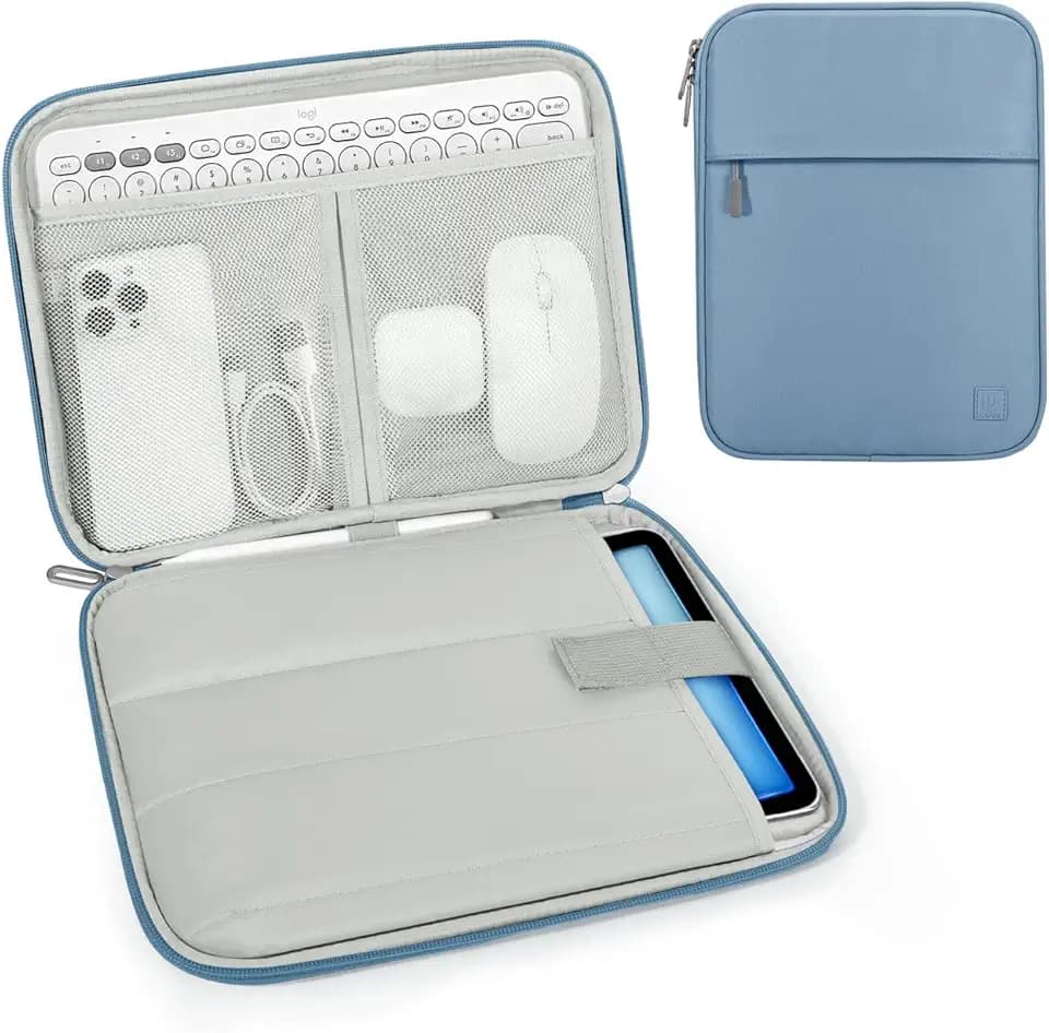 Dadanism 9-11 Inch Tablet Sleeve Padded Carrying Case, Blue