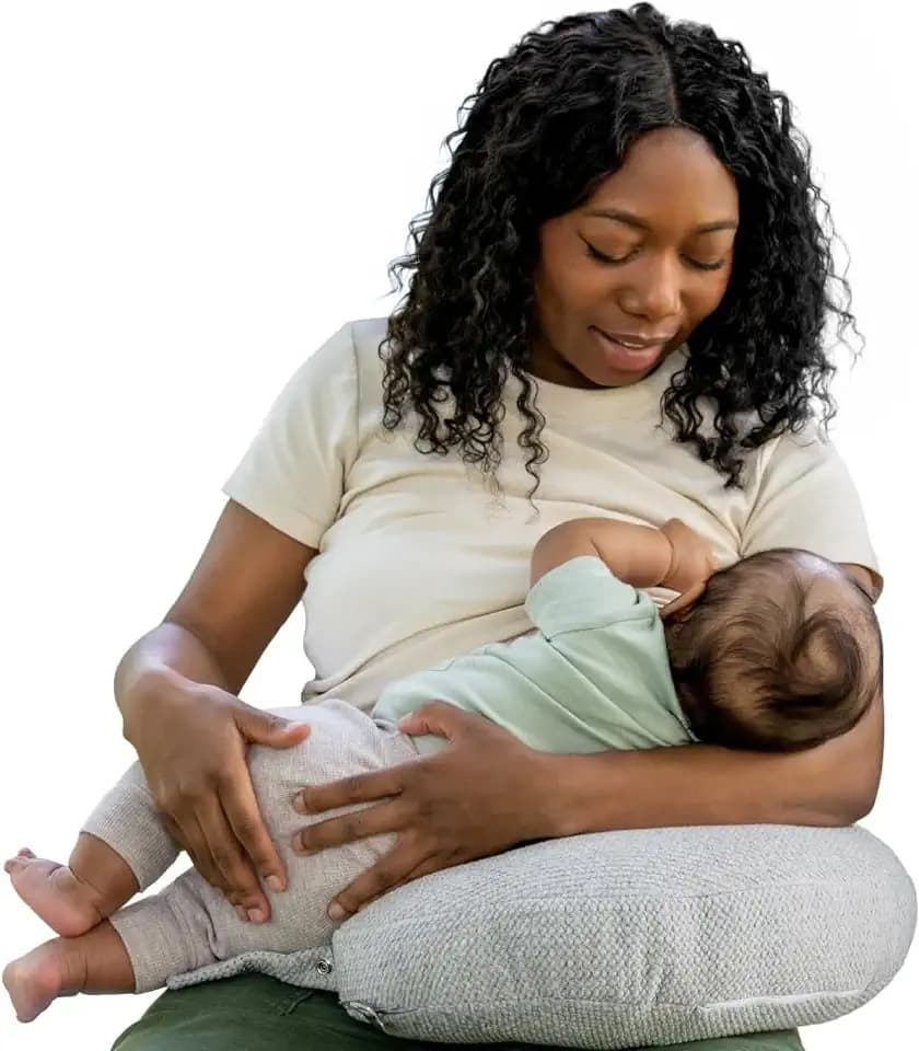 Boppy Anywhere Travel Nursing Pillow, Compact Breastfeeding Support Pillow