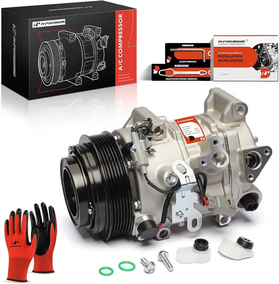 A-Premium Air Conditioner AC Compressor with Clutch