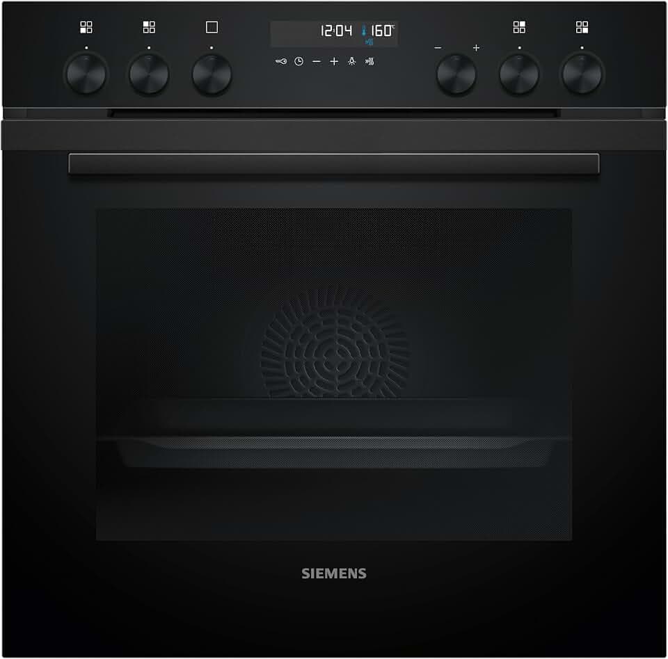 Siemens iQ500 Einbauherd 60 x 60 cm Deep black inox schwarz HE278GBB4
