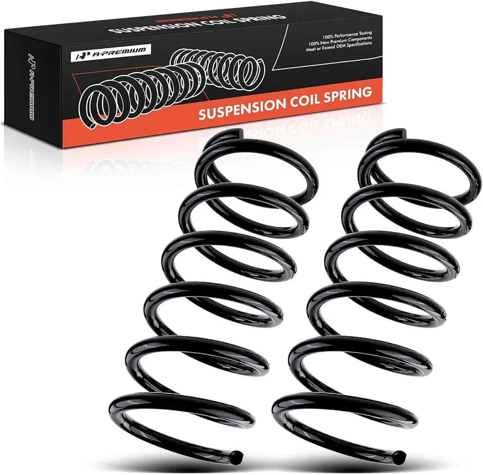 A-Premium Rear Suspension Coil Spring Set Compatible with Nissan