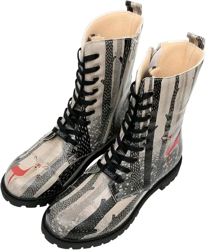 DOGO Zipsy, Modischer Stiefel, Gris,