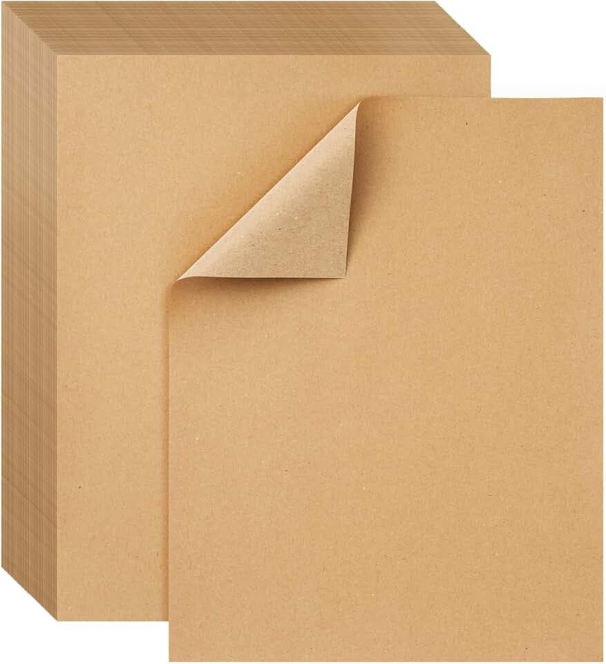 Kraftpapier, Briefgröße (21,6 x 27,9 cm, 200 Stück)
