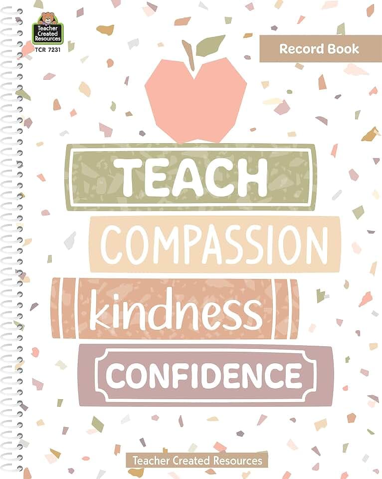 Teacher Created Resources Terrazzo Tones Record Book (TCR7231)