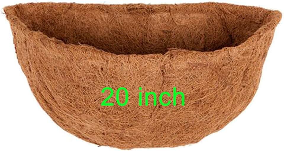 1PCS 20 Inch Coconut Liners Half Round