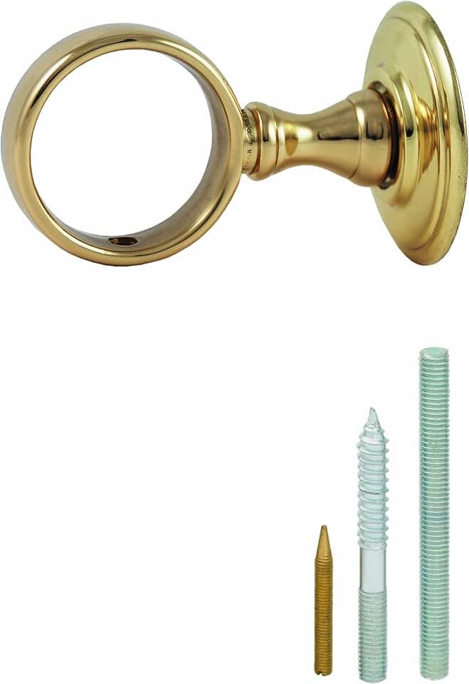 Chapuis AR00 Ring - Messing poliert und lackiert - Durchmesser 35 mm - Für Seildurchmesser 32 mm